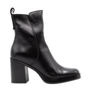 Mjus Heeled Boots Black, Dam