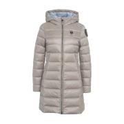 Blauer Silver Quiltad Dunjacka Damjacka Gray, Dam