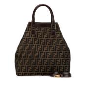 Fendi Vintage Pre-owned Canvas fendi-vskor Brown, Dam