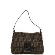 Fendi Vintage Pre-owned Canvas fendi-vskor Brown, Dam