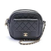 Chanel Vintage Pre-owned Laeder chanel-vskor Black, Dam