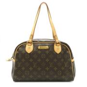 Louis Vuitton Vintage Pre-owned Tyg louis-vuitton-vskor Brown, Dam