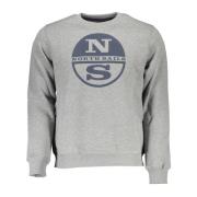 North Sails Grå Långärmad Crewneck Sweatshirt Gray, Herr