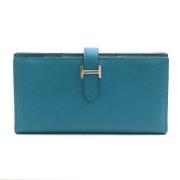 Hermès Vintage Pre-owned Laeder plnbcker Blue, Dam