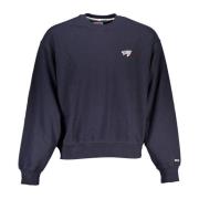 Tommy Hilfiger Blå Långärmad Sweatshirt med Logo Blue, Herr