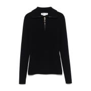 Victoria Beckham Blå Sweatshirt Dammode Aw24 Blue, Dam