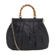 La Milanesa Guld Metallic Shopper Mara Black, Dam