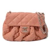 Chanel Vintage Pre-owned Laeder crossbodyvskor Pink, Dam