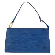 Louis Vuitton Vintage Pre-owned Laeder louis-vuitton-vskor Blue, Dam