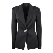 The Attico Elegant Blazer för Stiliga Outfits Black, Dam