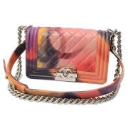 Chanel Vintage Pre-owned Laeder crossbodyvskor Multicolor, Dam