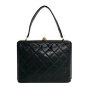 Chanel Vintage Pre-owned Laeder handvskor Black, Dam