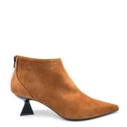 Roberto Festa Mocka Ankelboot Made in Italy Brown, Dam