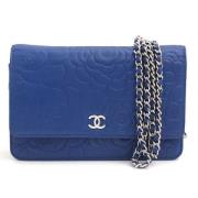 Chanel Vintage Pre-owned Laeder chanel-vskor Blue, Dam