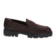 Hogan Stiliga Loafers för Män Brown, Herr