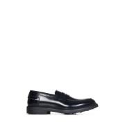 Doucal's Svarta Penny Loafers för Män Black, Herr