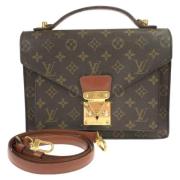 Louis Vuitton Vintage Pre-owned Canvas louis-vuitton-vskor Brown, Dam