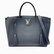 Louis Vuitton Vintage Pre-owned Laeder louis-vuitton-vskor Blue, Dam