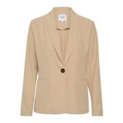 Saint Tropez Celestsz Blazer Jacka Cement Beige, Dam