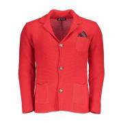 U.s. Polo Assn. Rosa Cardigan med Logodetalj Red, Herr