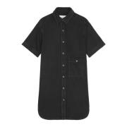 Marc O'Polo Oversized denimklänning Black, Dam