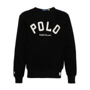 Ralph Lauren Svart Sweatshirt Aw24 Herrmode Black, Herr