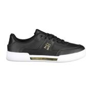 Tommy Hilfiger Black Polyester Sneaker Black, Dam