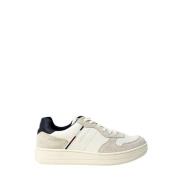 Tommy Hilfiger Sportiga Vita Uni Mönster Slip-On Sneakers White, Herr