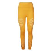 Adidas by Stella McCartney Högmidjade leggings med logotryck Yellow, D...