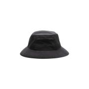 C.p. Company Svart Nylon Fiskarhatt Black, Herr