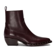 Golden Goose Studded Leather Boots Brown, Dam