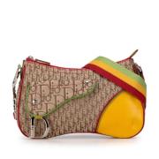 Dior Vintage Pre-owned Canvas crossbodyvskor Multicolor, Dam