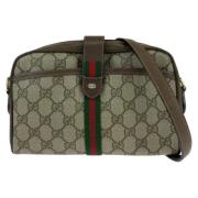 Gucci Vintage Pre-owned Canvas gucci-vskor Beige, Dam