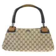 Gucci Vintage Pre-owned Canvas gucci-vskor Brown, Dam