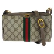 Gucci Vintage Pre-owned Canvas gucci-vskor Brown, Dam