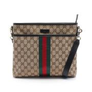 Gucci Vintage Pre-owned Canvas gucci-vskor Brown, Dam