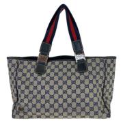 Gucci Vintage Pre-owned Canvas gucci-vskor Gray, Dam