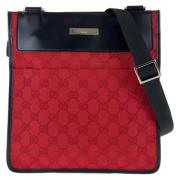 Gucci Vintage Pre-owned Canvas gucci-vskor Red, Dam