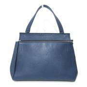 Celine Vintage Pre-owned Laeder handvskor Blue, Dam