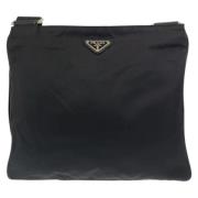 Prada Vintage Pre-owned Canvas prada-vskor Black, Dam