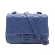 Chanel Vintage Pre-owned Laeder chanel-vskor Blue, Dam