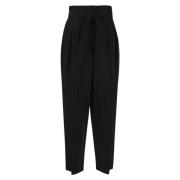 IRO Straight Trousers Black, Dam