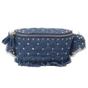 Valentino Vintage Pre-owned Denim crossbodyvskor Blue, Dam