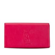 Yves Saint Laurent Vintage Pre-owned Laeder kuvertvskor Pink, Dam