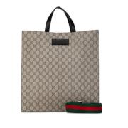 Gucci Vintage Pre-owned Canvas gucci-vskor Beige, Dam