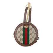 Gucci Vintage Pre-owned Canvas ryggsckar Beige, Dam