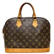 Louis Vuitton Vintage Pre-owned Canvas handvskor Brown, Dam