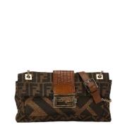 Fendi Vintage Pre-owned Canvas fendi-vskor Brown, Dam