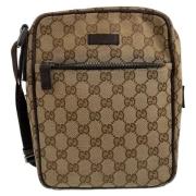 Gucci Vintage Pre-owned Canvas gucci-vskor Beige, Dam