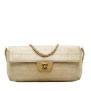 Chanel Vintage Pre-owned Canvas chanel-vskor Brown, Dam